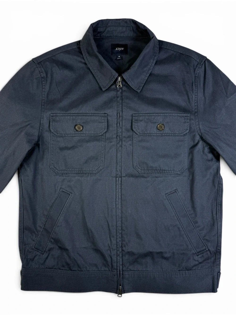 NWOT J. Crew Twill Station Jacket Navy Men’s Medium